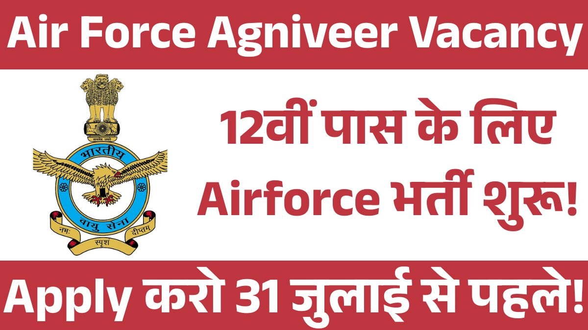 Air Force Agniveer Vacancy 2025