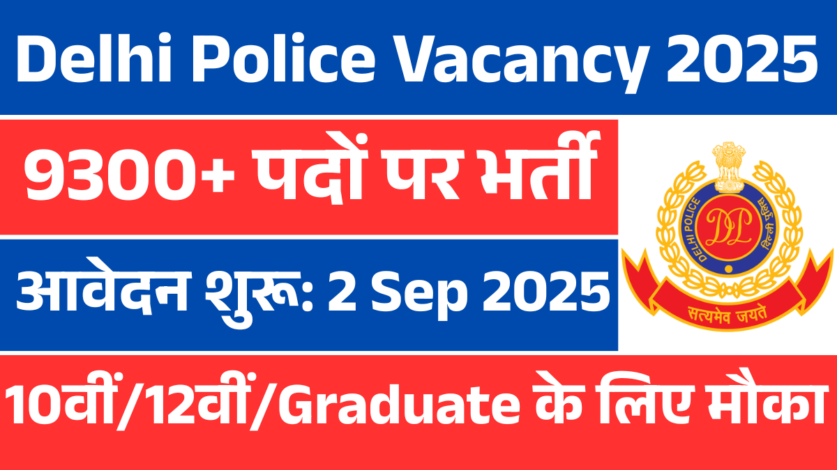 Delhi Police Recruitment 2025