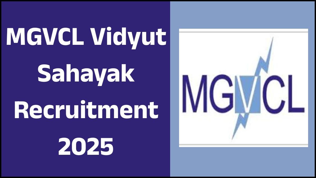 MGVCL Vidyut Sahayak Recruitment 2025