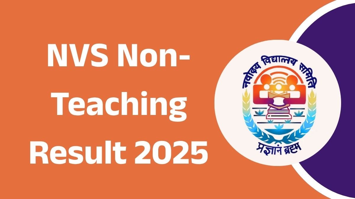 NVS Non-Teaching Result 2025