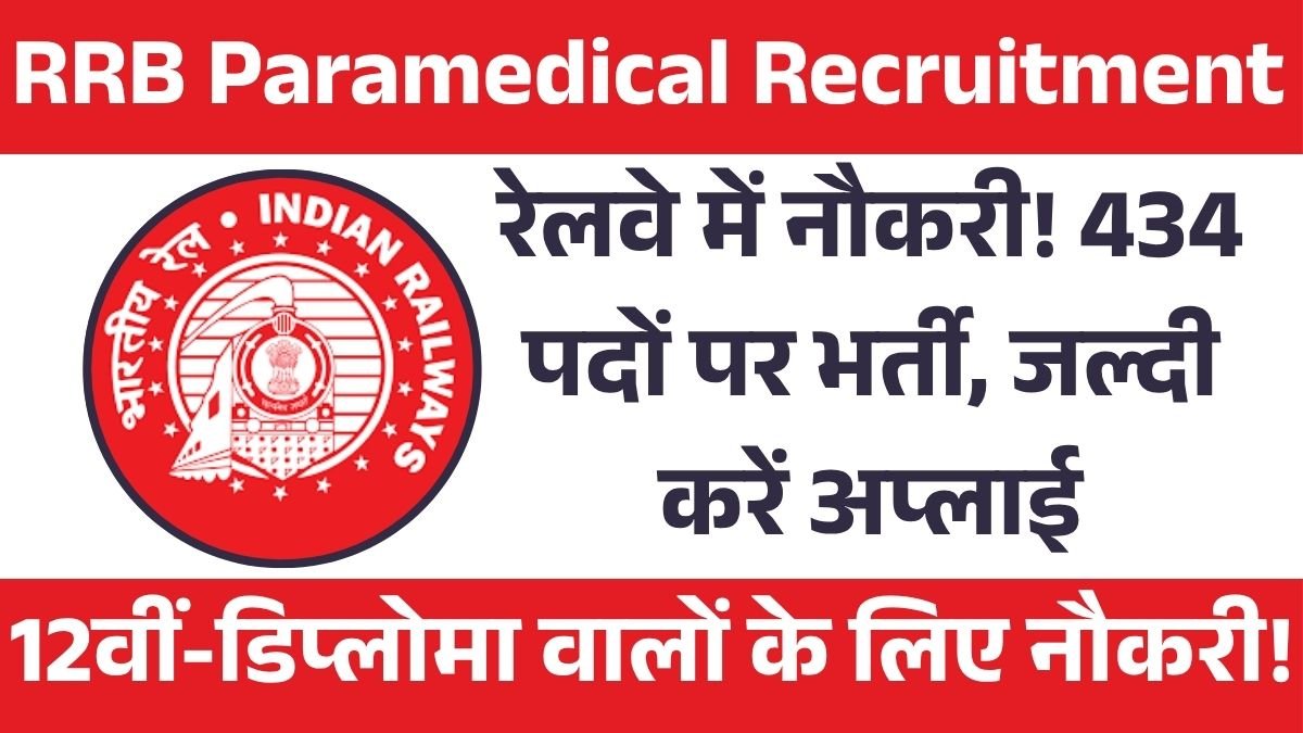 RRB Paramedical Recruitment 2025