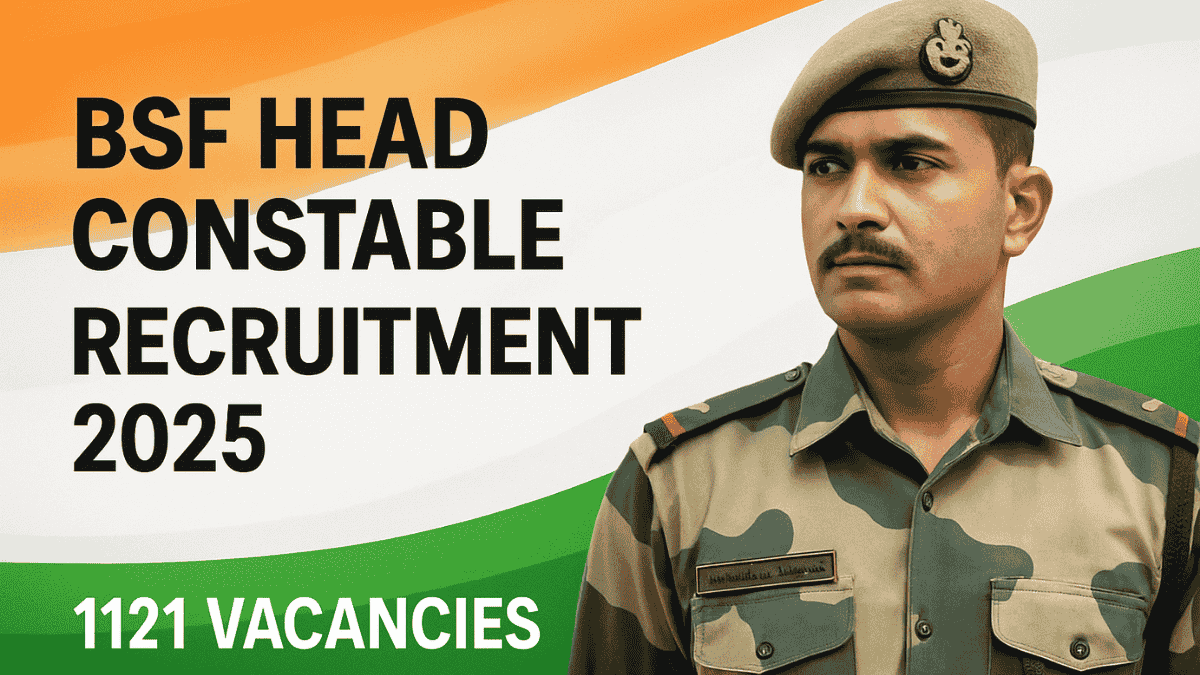 BSF Head Constable Recruitment 2025