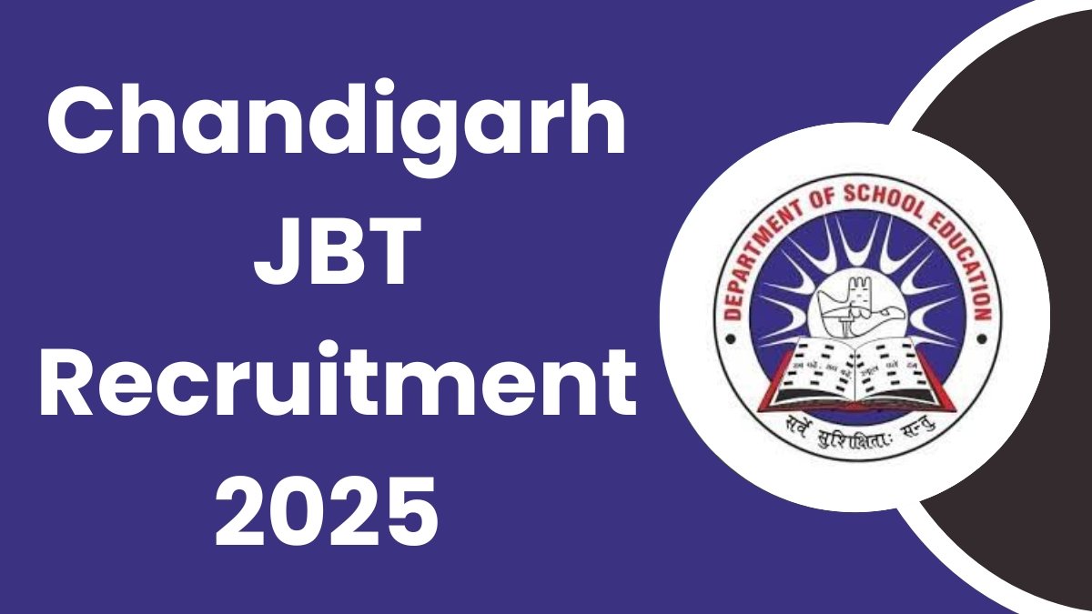 Chandigarh JBT Recruitment 2025