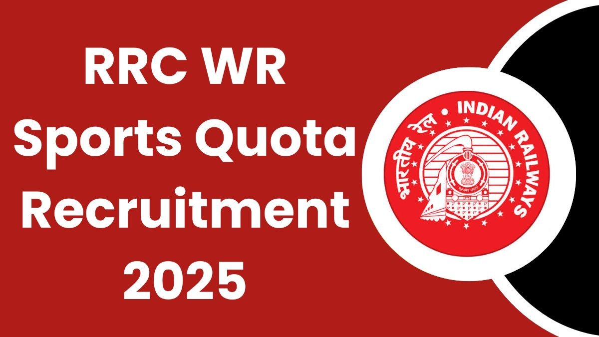 RRC WR Sports Quota Recruitment 2025