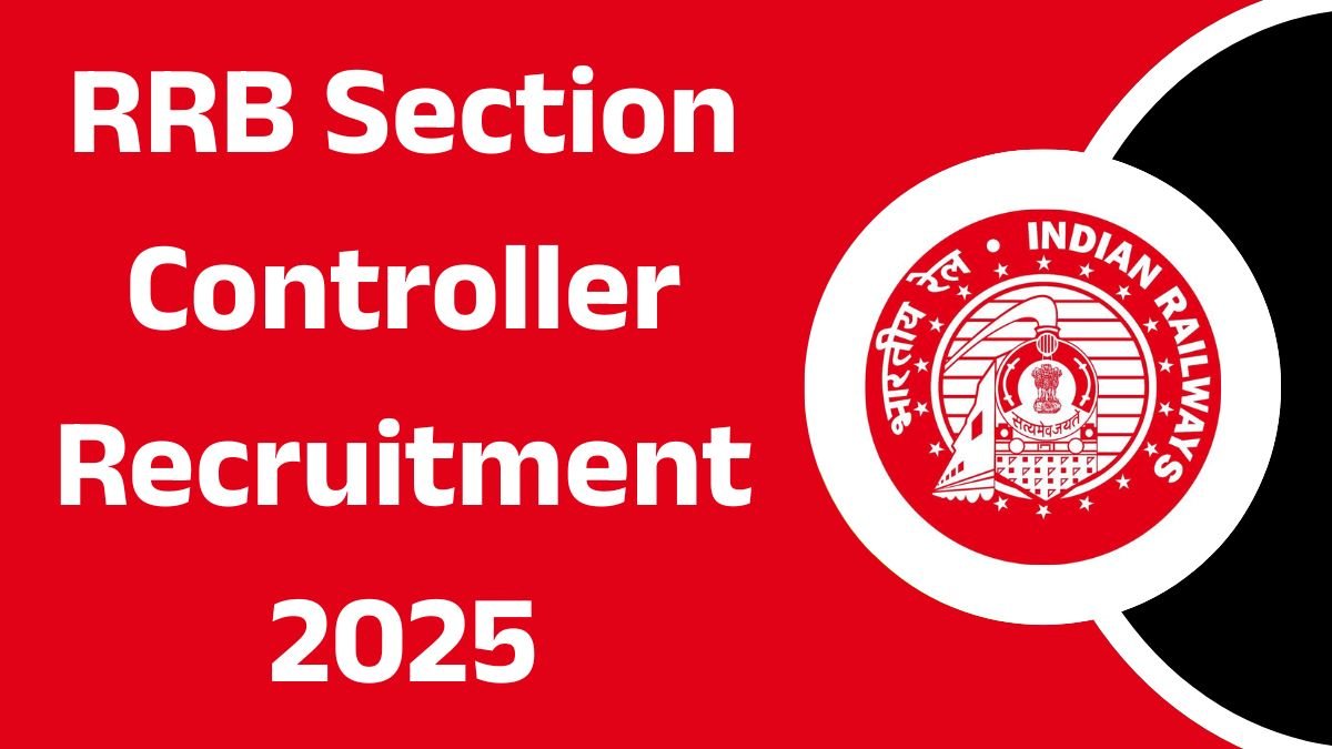 RRB Section Controller Recruitment 2025